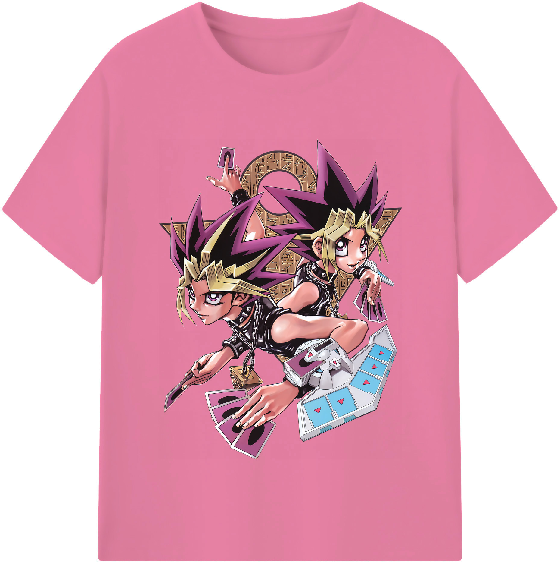（画像用） 遊☆戯☆王 Yu-Gi-Oh! 綿100％半袖Tシャツ（フロントプリント）
